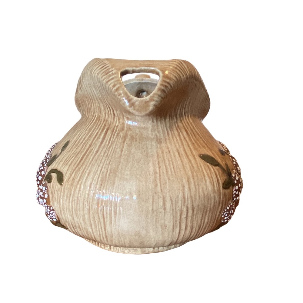 Arnel’s Beige Ceramic Mushroom Teapot Pitcher Set 70s Cottagecore 2pc‎ - Picture 4 of 16